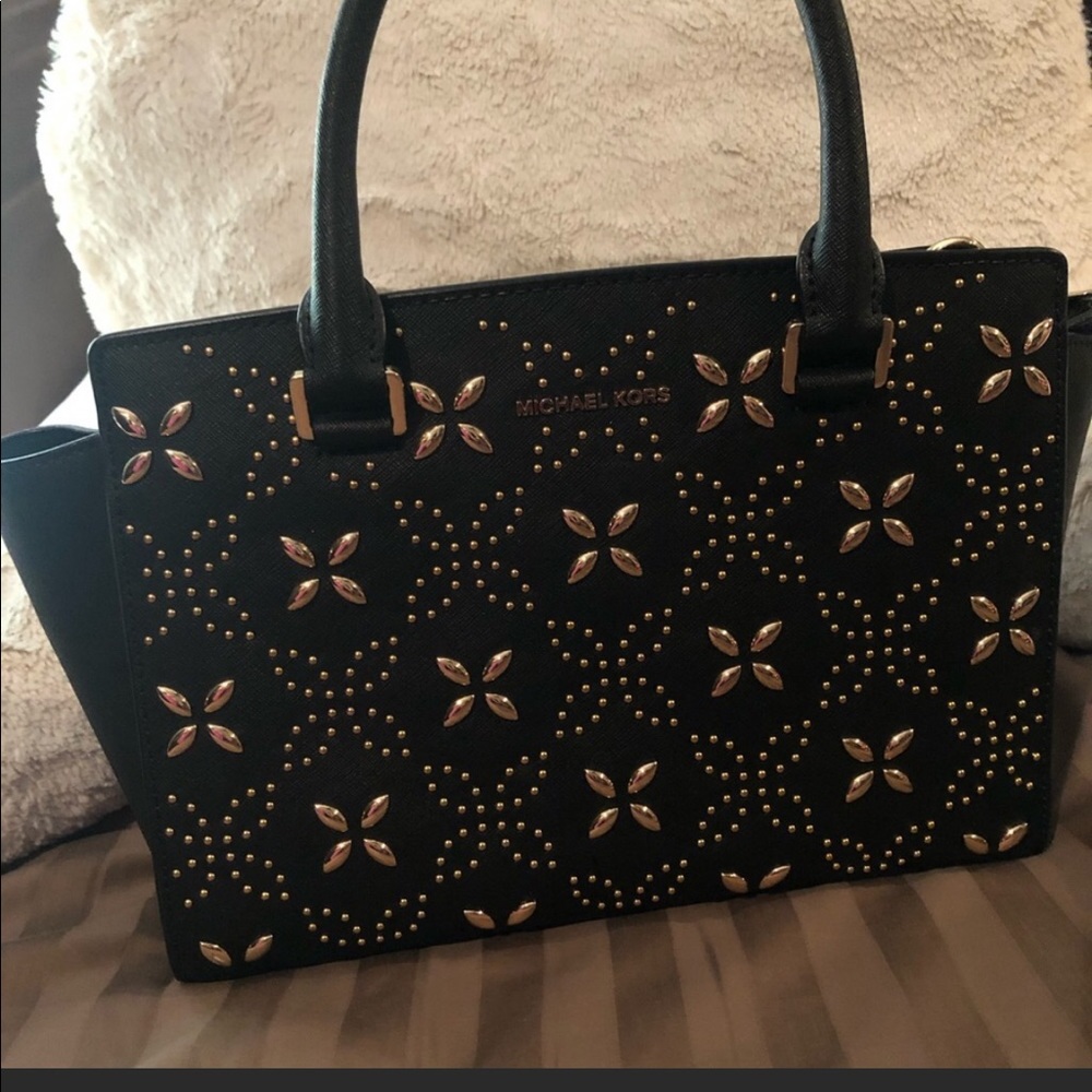 Michael Kors Selma Purse and Jet Set Wallet